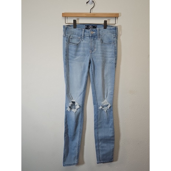 Hollister Denim - Hollister Jeans‎ Women's Low Rise Super Skinny Distressed Size 00R